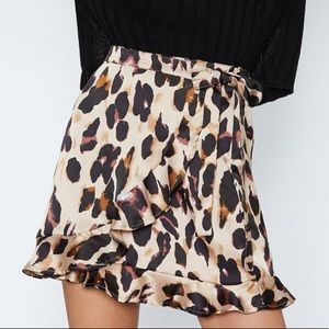 Cheetah Wrap Skirt